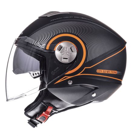 city eleven tron matt black fluor orange 1